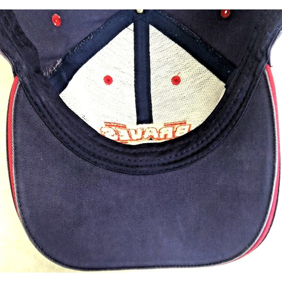 Atlanta Braves Official MLB Men's Cap Hat Logo Spell Out Hook & Loop Adjust OSFA - Picture 7 of 9